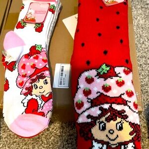 Strawberry Shortcake socks set  NWT